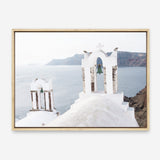 Shop Two White Churches II Photo Canvas Print a coastal themed photography framed stretched canvas print from The Print Emporium wall artwork collection - Buy Australian made prints for the home and your interior decor space, TPE-1354-CA-35X46-NF