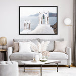 Shop Two White Churches II Photo Canvas Print a coastal themed photography framed stretched canvas print from The Print Emporium wall artwork collection - Buy Australian made prints for the home and your interior decor space, TPE-1354-CA-35X46-NF