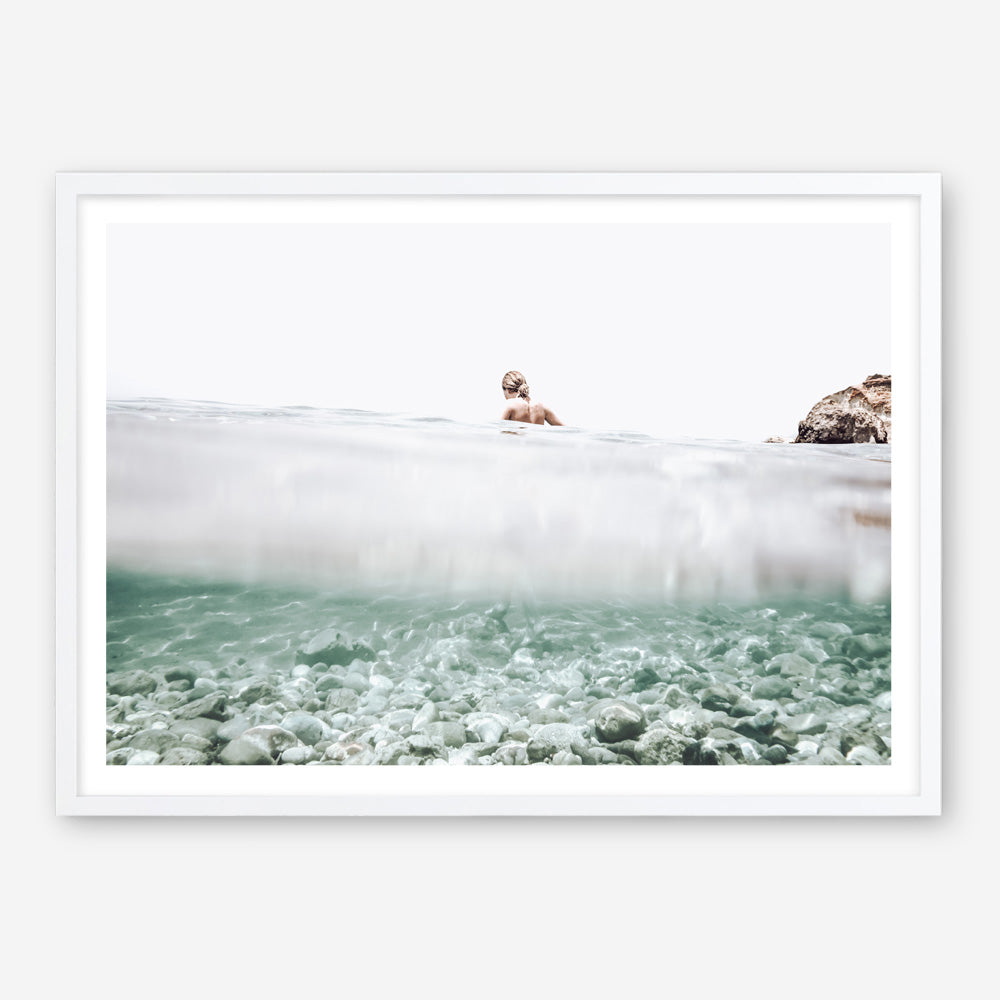 Shop Underwater Horizon II Photo Art Print a coastal themed photography wall art print from The Print Emporium wall artwork collection - Buy Australian made fine art poster and framed prints for the home and your interior decor, TPE-1164-AP