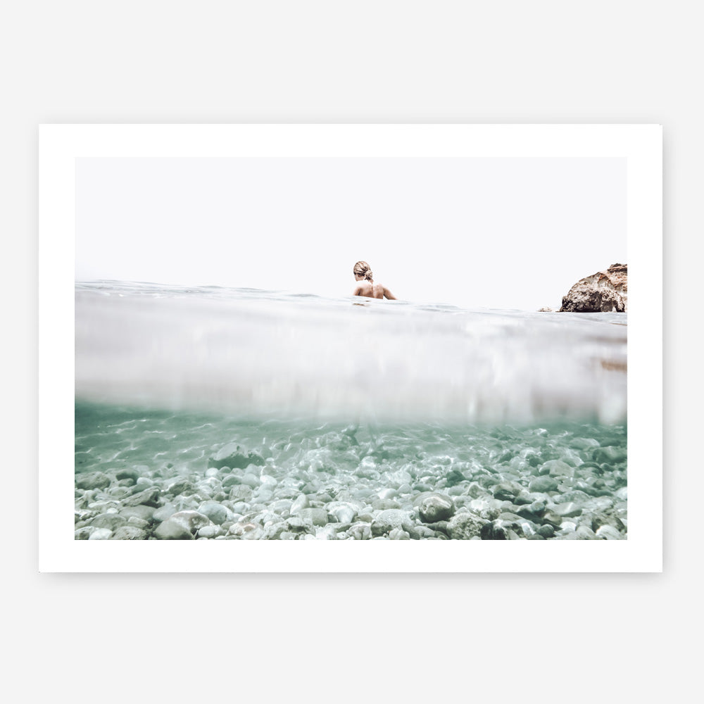 Shop Underwater Horizon II Photo Art Print a coastal themed photography wall art print from The Print Emporium wall artwork collection - Buy Australian made fine art poster and framed prints for the home and your interior decor, TPE-1164-AP