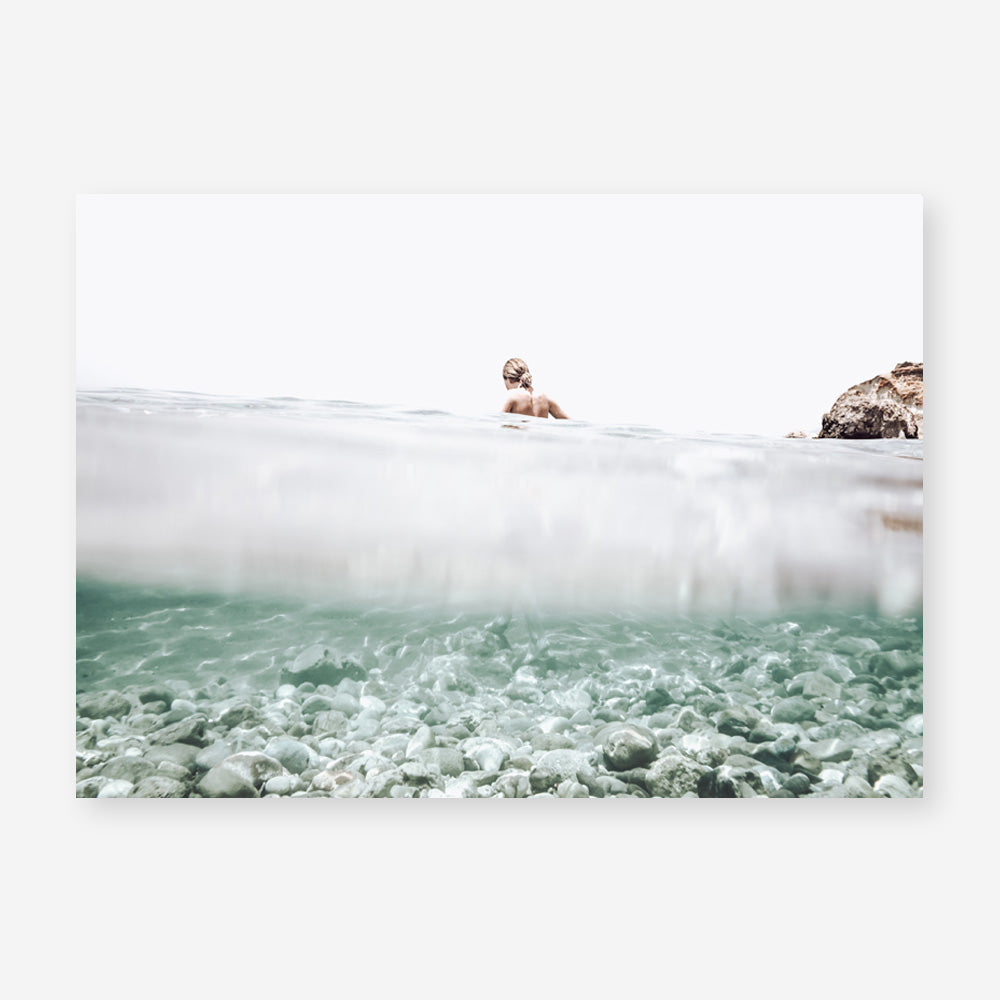 Shop Underwater Horizon II Photo Art Print a coastal themed photography wall art print from The Print Emporium wall artwork collection - Buy Australian made fine art poster and framed prints for the home and your interior decor, TPE-1164-AP