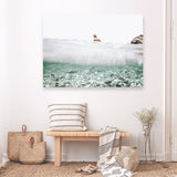 Shop Underwater Horizon II Photo Canvas Print a coastal themed photography framed stretched canvas print from The Print Emporium wall artwork collection - Buy Australian made prints for the home and your interior decor space, TPE-1164-CA-35X46-NF