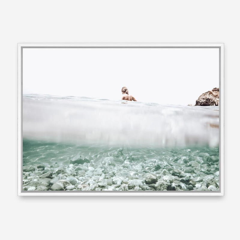 Shop Underwater Horizon II Photo Canvas Print a coastal themed photography framed stretched canvas print from The Print Emporium wall artwork collection - Buy Australian made prints for the home and your interior decor space, TPE-1164-CA-35X46-NF