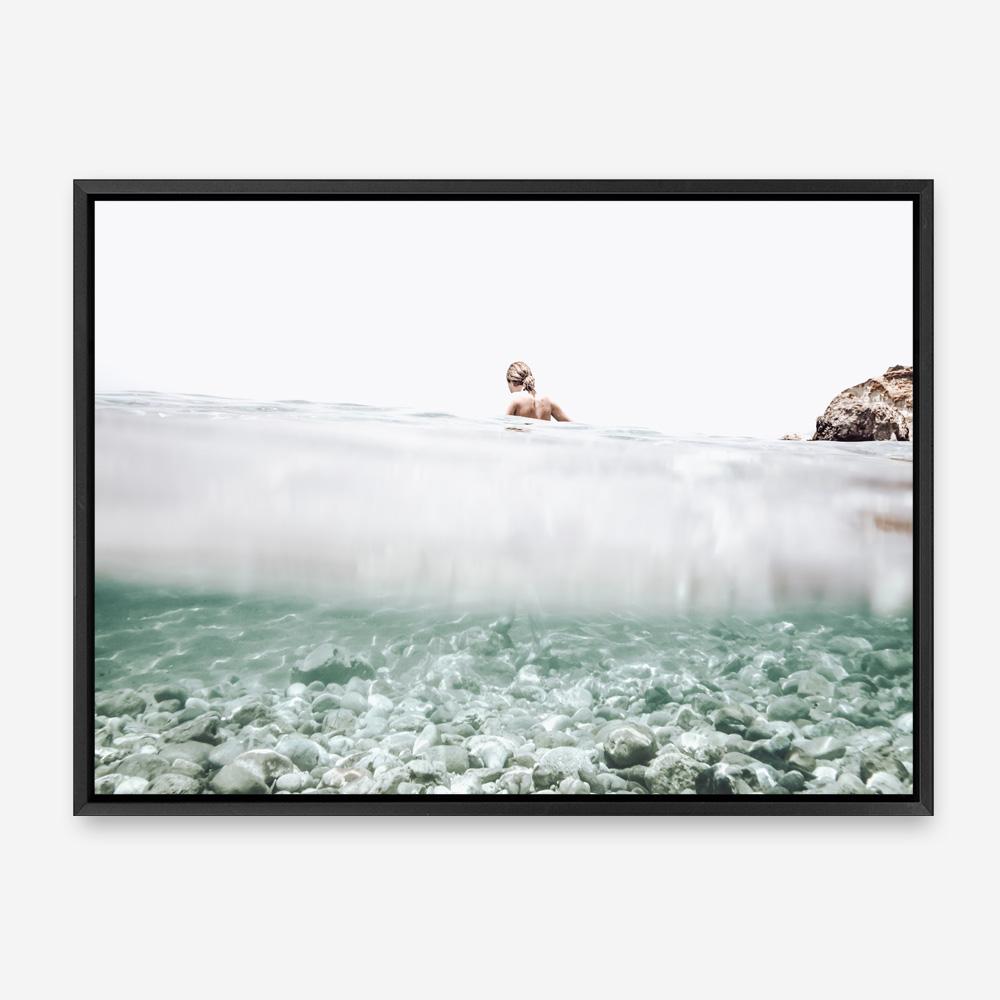 Shop Underwater Horizon II Photo Canvas Print a coastal themed photography framed stretched canvas print from The Print Emporium wall artwork collection - Buy Australian made prints for the home and your interior decor space, TPE-1164-CA-35X46-NF