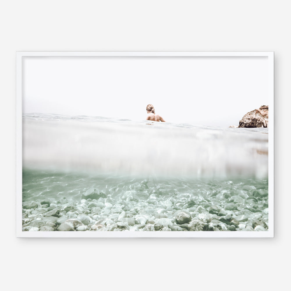 Shop Underwater Horizon Photo Art Print a coastal themed photography wall art print from The Print Emporium wall artwork collection - Buy Australian made fine art poster and framed prints for the home and your interior decor, TPE-1163-AP