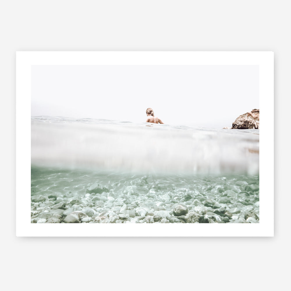 Shop Underwater Horizon Photo Art Print a coastal themed photography wall art print from The Print Emporium wall artwork collection - Buy Australian made fine art poster and framed prints for the home and your interior decor, TPE-1163-AP