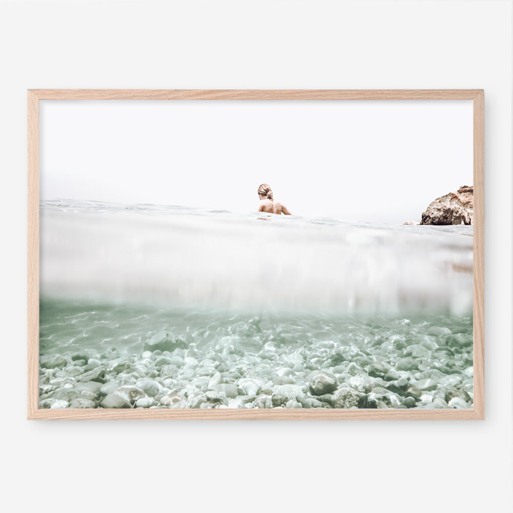 Shop Underwater Horizon Photo Art Print a coastal themed photography wall art print from The Print Emporium wall artwork collection - Buy Australian made fine art poster and framed prints for the home and your interior decor, TPE-1163-AP