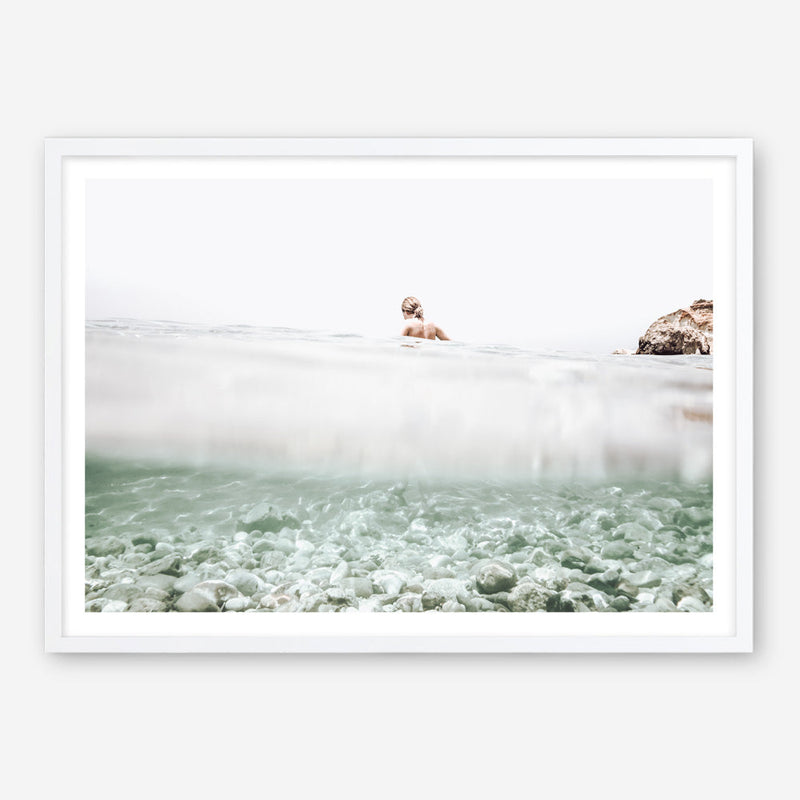 Shop Underwater Horizon Photo Art Print a coastal themed photography wall art print from The Print Emporium wall artwork collection - Buy Australian made fine art poster and framed prints for the home and your interior decor, TPE-1163-AP