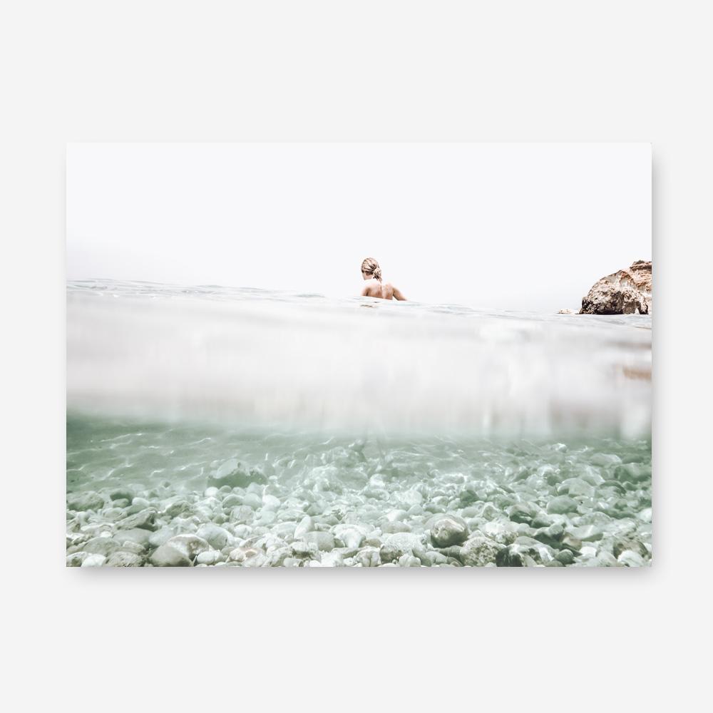 Shop Underwater Horizon Photo Canvas Print a coastal themed photography framed stretched canvas print from The Print Emporium wall artwork collection - Buy Australian made prints for the home and your interior decor space, TPE-1163-CA-35X46-NF