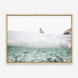 Shop Underwater Horizon Photo Canvas Print a coastal themed photography framed stretched canvas print from The Print Emporium wall artwork collection - Buy Australian made prints for the home and your interior decor space, TPE-1163-CA-35X46-NF