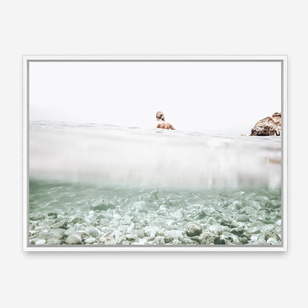Shop Underwater Horizon Photo Canvas Print a coastal themed photography framed stretched canvas print from The Print Emporium wall artwork collection - Buy Australian made prints for the home and your interior decor space, TPE-1163-CA-35X46-NF
