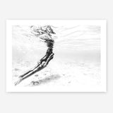 Shop Underwater Photo Art Print a coastal themed photography wall art print from The Print Emporium wall artwork collection - Buy Australian made fine art poster and framed prints for the home and your interior decor, TPE-539-AP
