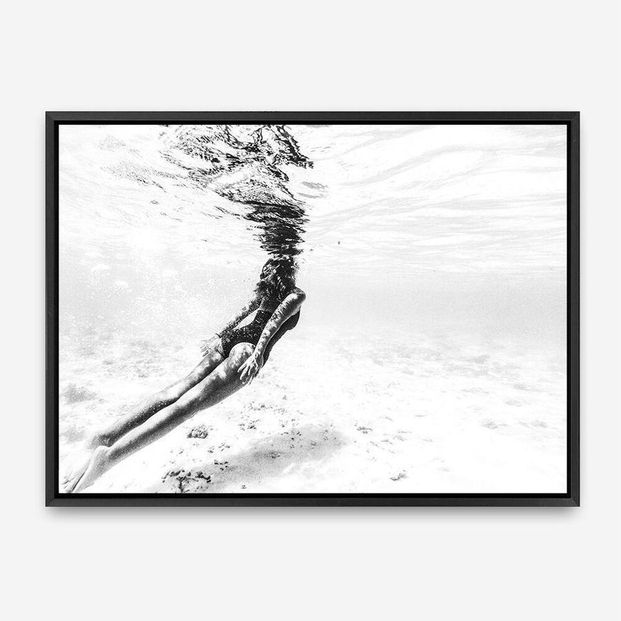 Shop Underwater Photo Canvas Print a coastal themed photography framed stretched canvas print from The Print Emporium wall artwork collection - Buy Australian made prints for the home and your interior decor space, TPE-539-CA-35X46-NF