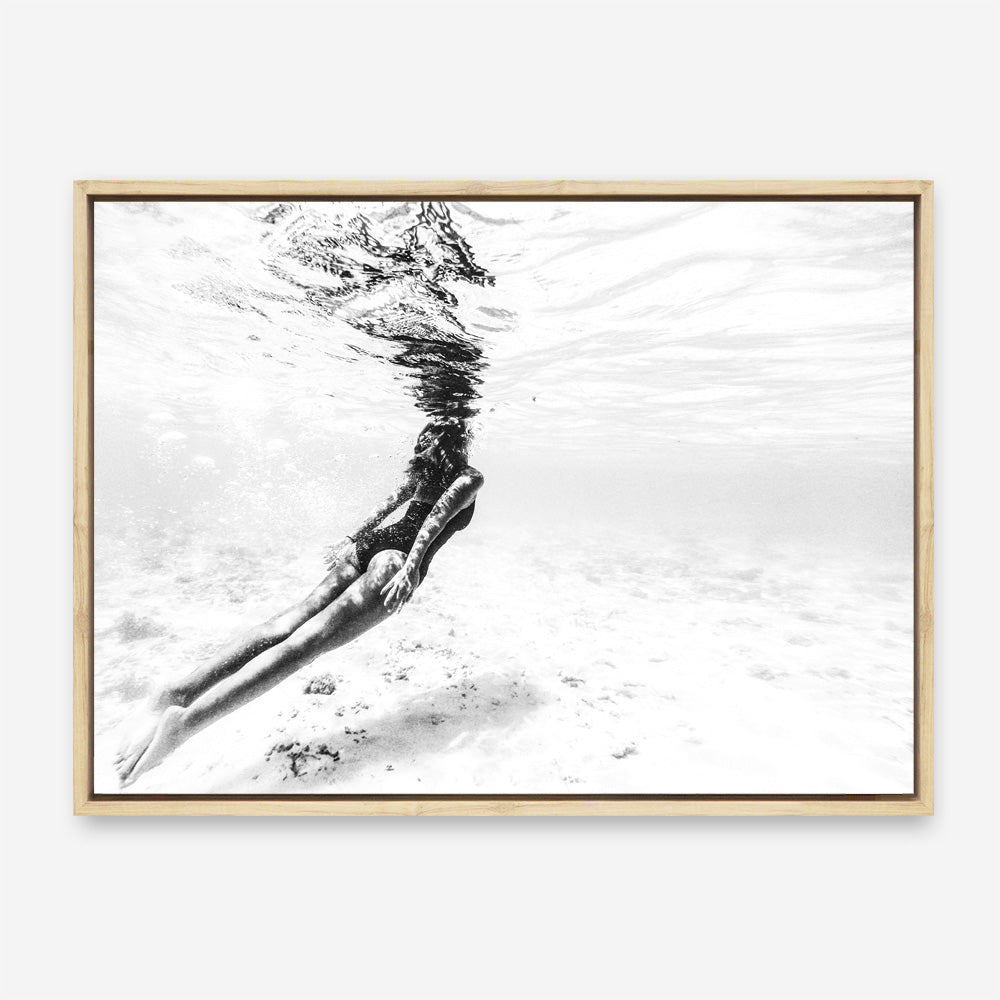 Shop Underwater Photo Canvas Print a coastal themed photography framed stretched canvas print from The Print Emporium wall artwork collection - Buy Australian made prints for the home and your interior decor space, TPE-539-CA-35X46-NF