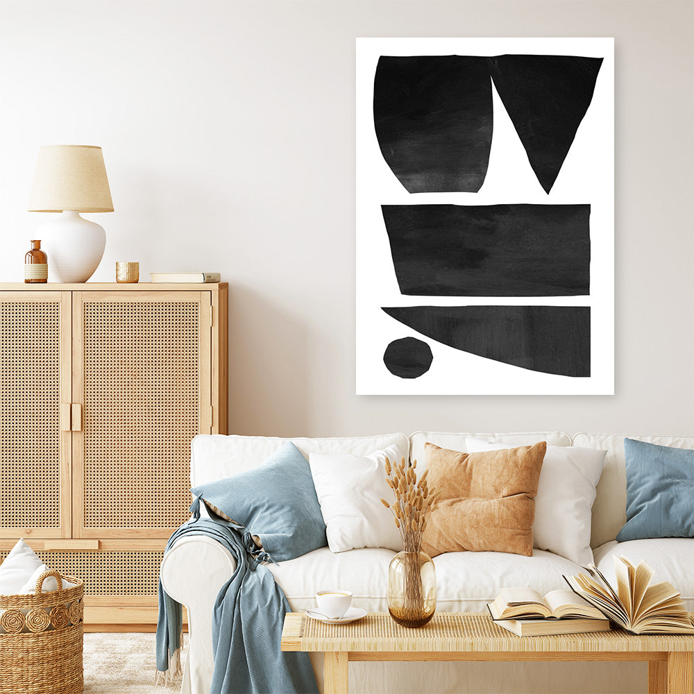 Shop Union Canvas Print a painted abstract themed framed canvas wall art print from The Print Emporium artwork collection - Buy Australian made fine art painting style stretched canvas prints for the home and your interior decor space, TPE-DH-110-CA-35X46-NF