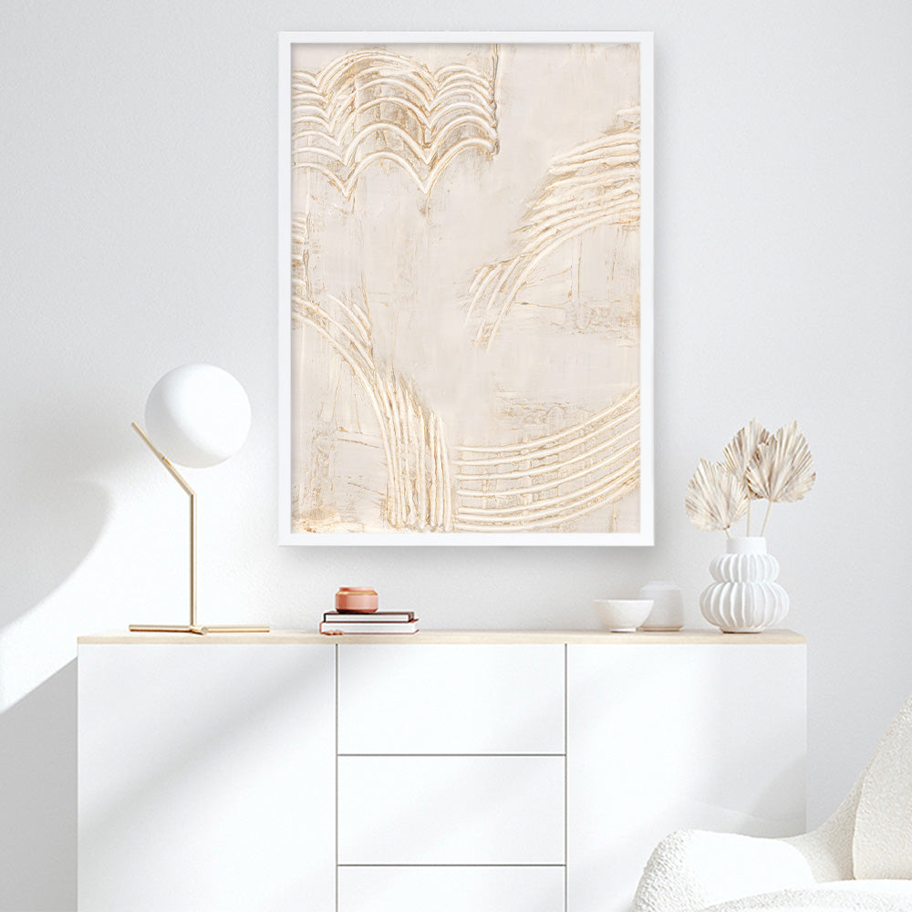 Shop Uplifting Beam II Art Print a painted abstract themed wall art print from The Print Emporium wall artwork collection - Buy Australian made fine art painting style poster and framed prints for the home and your interior decor room, TPE-PC-EZ925-AP