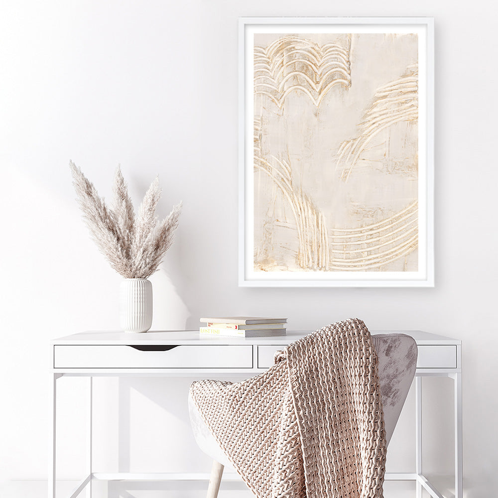 Shop Uplifting Beam II Art Print a painted abstract themed wall art print from The Print Emporium wall artwork collection - Buy Australian made fine art painting style poster and framed prints for the home and your interior decor room, TPE-PC-EZ925-AP
