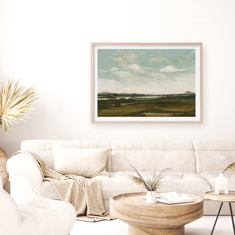 Shop Valley View Art Print a painted abstract themed wall art print from The Print Emporium wall artwork collection - Buy Australian made fine art painting style poster and framed prints for the home and your interior decor room, TPE-DH-145-AP