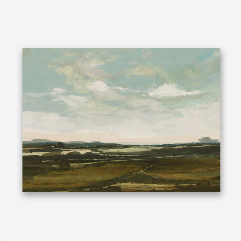 Shop Valley View Canvas Print a painted abstract themed framed canvas wall art print from The Print Emporium artwork collection - Buy Australian made fine art painting style stretched canvas prints for the home and your interior decor space, TPE-DH-145-CA-35X46-NF