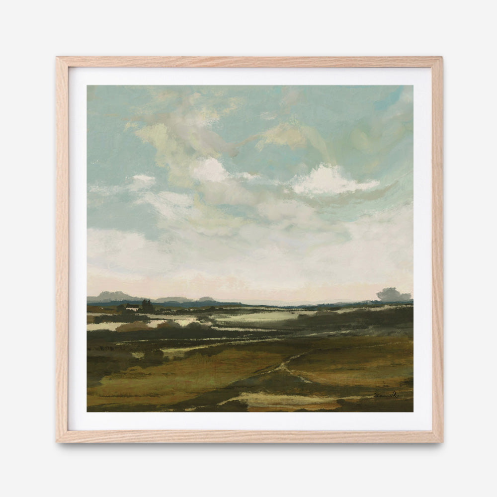 Shop Valley View (Square) Art Print a painted abstract themed wall art print from The Print Emporium wall artwork collection - Buy Australian made fine art painting style poster and framed prints for the home and your interior decor room, TPE-DH-229-AP