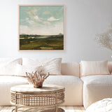 Shop Valley View (Square) Art Print a painted abstract themed wall art print from The Print Emporium wall artwork collection - Buy Australian made fine art painting style poster and framed prints for the home and your interior decor room, TPE-DH-229-AP