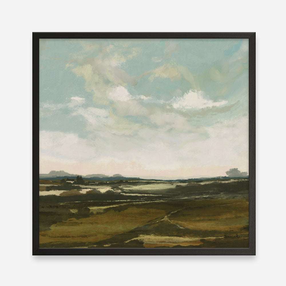 Shop Valley View (Square) Art Print a painted abstract themed wall art print from The Print Emporium wall artwork collection - Buy Australian made fine art painting style poster and framed prints for the home and your interior decor room, TPE-DH-229-AP