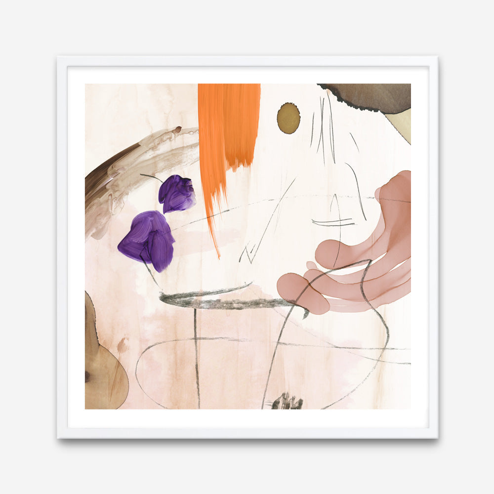 Shop Velvet At Dusk I (Square) Art Print a painted abstract themed wall art print from The Print Emporium wall artwork collection - Buy Australian made fine art painting style poster and framed prints for the home and your interior decor room, TPE-PC-PI400-AP