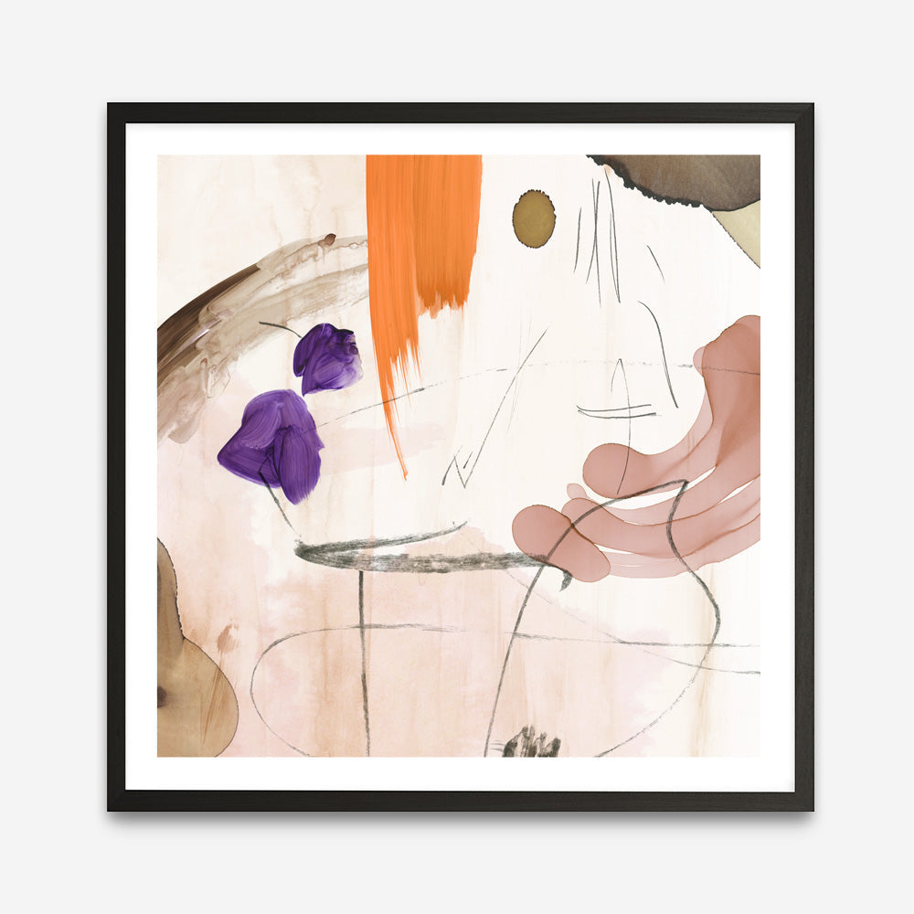 Shop Velvet At Dusk I (Square) Art Print a painted abstract themed wall art print from The Print Emporium wall artwork collection - Buy Australian made fine art painting style poster and framed prints for the home and your interior decor room, TPE-PC-PI400-AP