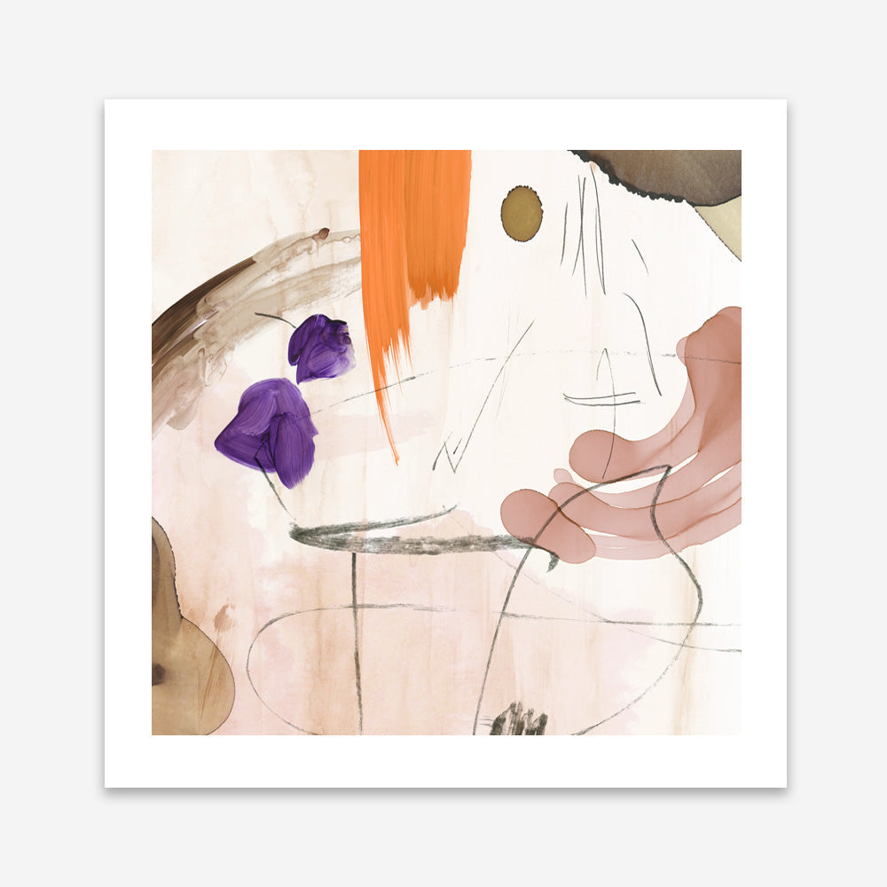 Shop Velvet At Dusk I (Square) Art Print a painted abstract themed wall art print from The Print Emporium wall artwork collection - Buy Australian made fine art painting style poster and framed prints for the home and your interior decor room, TPE-PC-PI400-AP