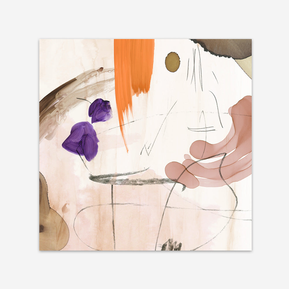 Shop Velvet At Dusk I (Square) Art Print a painted abstract themed wall art print from The Print Emporium wall artwork collection - Buy Australian made fine art painting style poster and framed prints for the home and your interior decor room, TPE-PC-PI400-AP