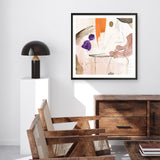 Shop Velvet At Dusk I (Square) Art Print a painted abstract themed wall art print from The Print Emporium wall artwork collection - Buy Australian made fine art painting style poster and framed prints for the home and your interior decor room, TPE-PC-PI400-AP