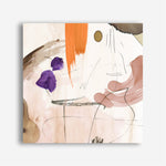 Shop Velvet At Dusk I (Square) Canvas Print a painted abstract themed framed canvas wall art print from The Print Emporium artwork collection - Buy Australian made fine art painting style stretched canvas prints for the home and your interior decor space, TPE-PC-PI400-CA-40X40-NF