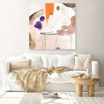 Shop Velvet At Dusk I (Square) Canvas Print a painted abstract themed framed canvas wall art print from The Print Emporium artwork collection - Buy Australian made fine art painting style stretched canvas prints for the home and your interior decor space, TPE-PC-PI400-CA-40X40-NF