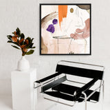 Shop Velvet At Dusk I (Square) Canvas Print a painted abstract themed framed canvas wall art print from The Print Emporium artwork collection - Buy Australian made fine art painting style stretched canvas prints for the home and your interior decor space, TPE-PC-PI400-CA-40X40-NF