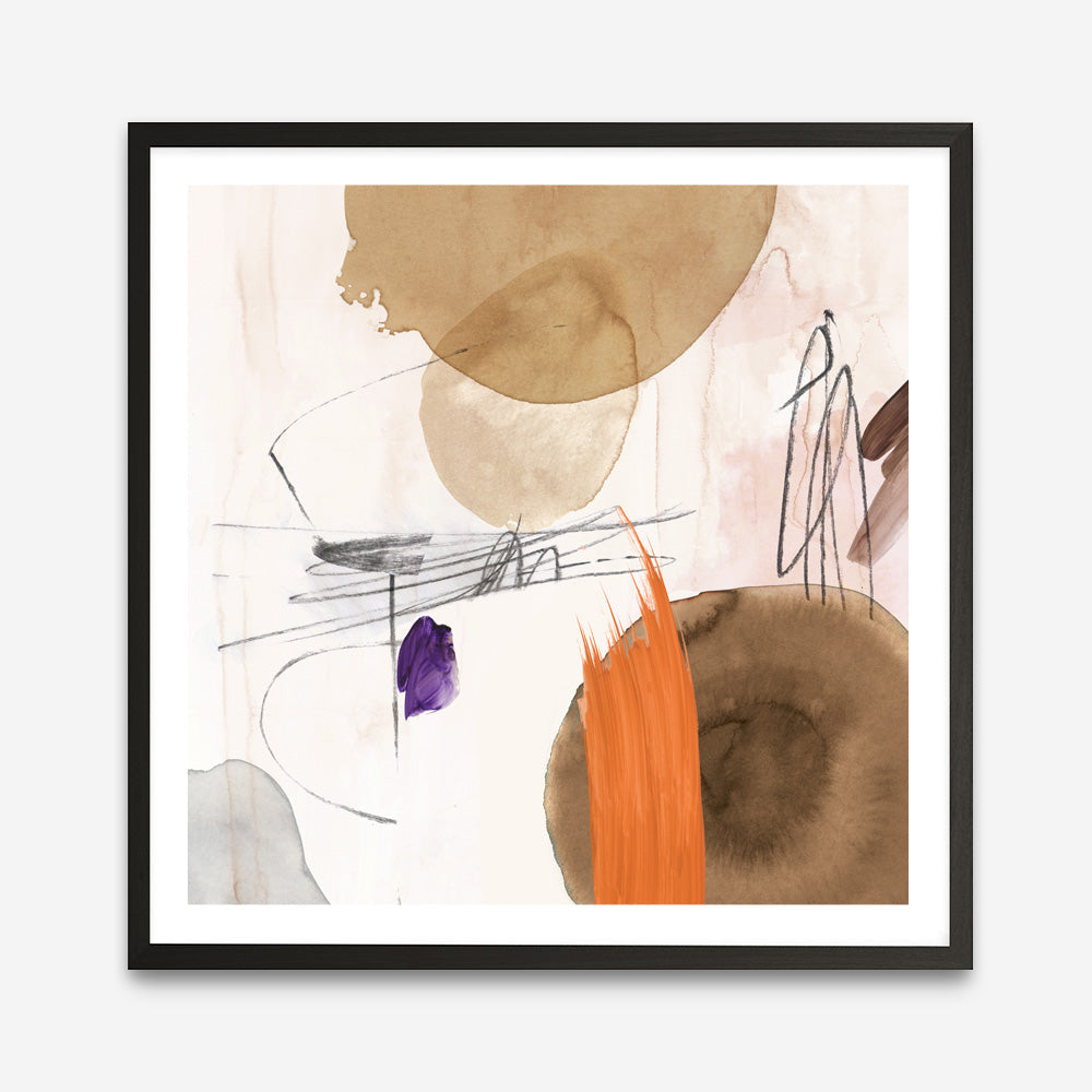 Shop Velvet At Dusk II (Square) Art Print a painted abstract themed wall art print from The Print Emporium wall artwork collection - Buy Australian made fine art painting style poster and framed prints for the home and your interior decor room, TPE-PC-PI401-AP