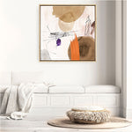 Shop Velvet At Dusk II (Square) Canvas Print a painted abstract themed framed canvas wall art print from The Print Emporium artwork collection - Buy Australian made fine art painting style stretched canvas prints for the home and your interior decor space, TPE-PC-PI401-CA-40X40-NF