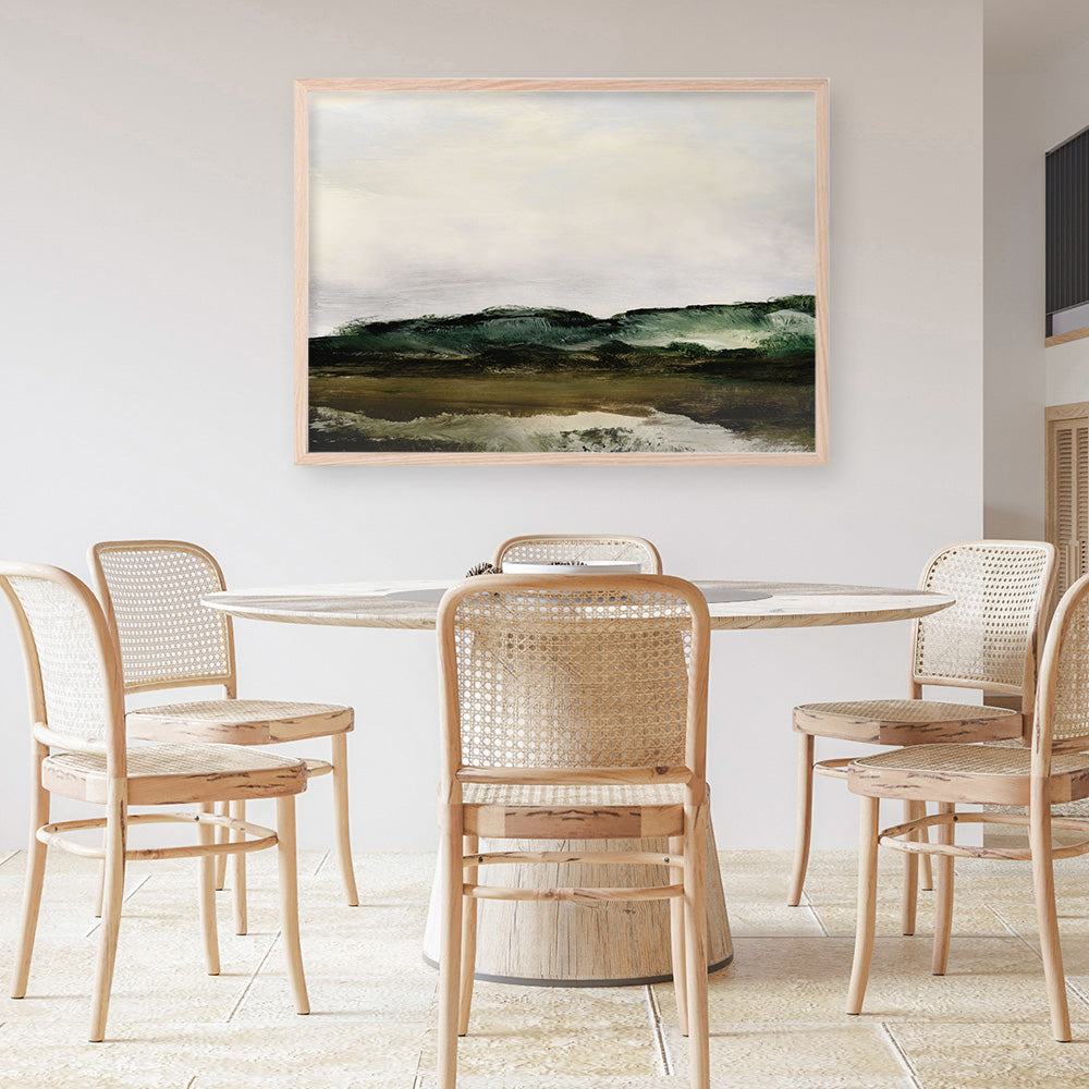 Shop Verte 1 Art Print a painted abstract themed wall art print from The Print Emporium wall artwork collection - Buy Australian made fine art painting style poster and framed prints for the home and your interior decor room, TPE-DH-368-AP