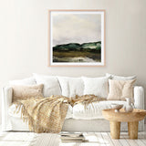 Shop Verte 1 (Square) Art Print a painted abstract themed wall art print from The Print Emporium wall artwork collection - Buy Australian made fine art painting style poster and framed prints for the home and your interior decor room, TPE-DH-181-AP