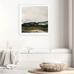 Shop Verte 1 (Square) Art Print a painted abstract themed wall art print from The Print Emporium wall artwork collection - Buy Australian made fine art painting style poster and framed prints for the home and your interior decor room, TPE-DH-181-AP