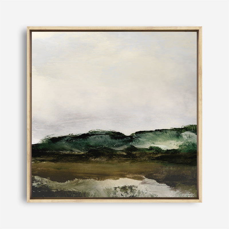 Shop Verte 1 (Square) Canvas Print a painted abstract themed framed canvas wall art print from The Print Emporium artwork collection - Buy Australian made fine art painting style stretched canvas prints for the home and your interior decor space, TPE-DH-181-CA-40X40-NF