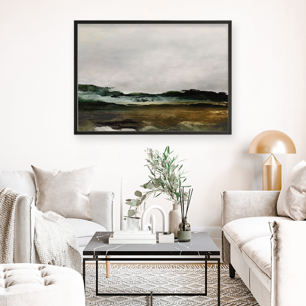 Shop Verte 2 Art Print a painted abstract themed wall art print from The Print Emporium wall artwork collection - Buy Australian made fine art painting style poster and framed prints for the home and your interior decor room, TPE-DH-369-AP
