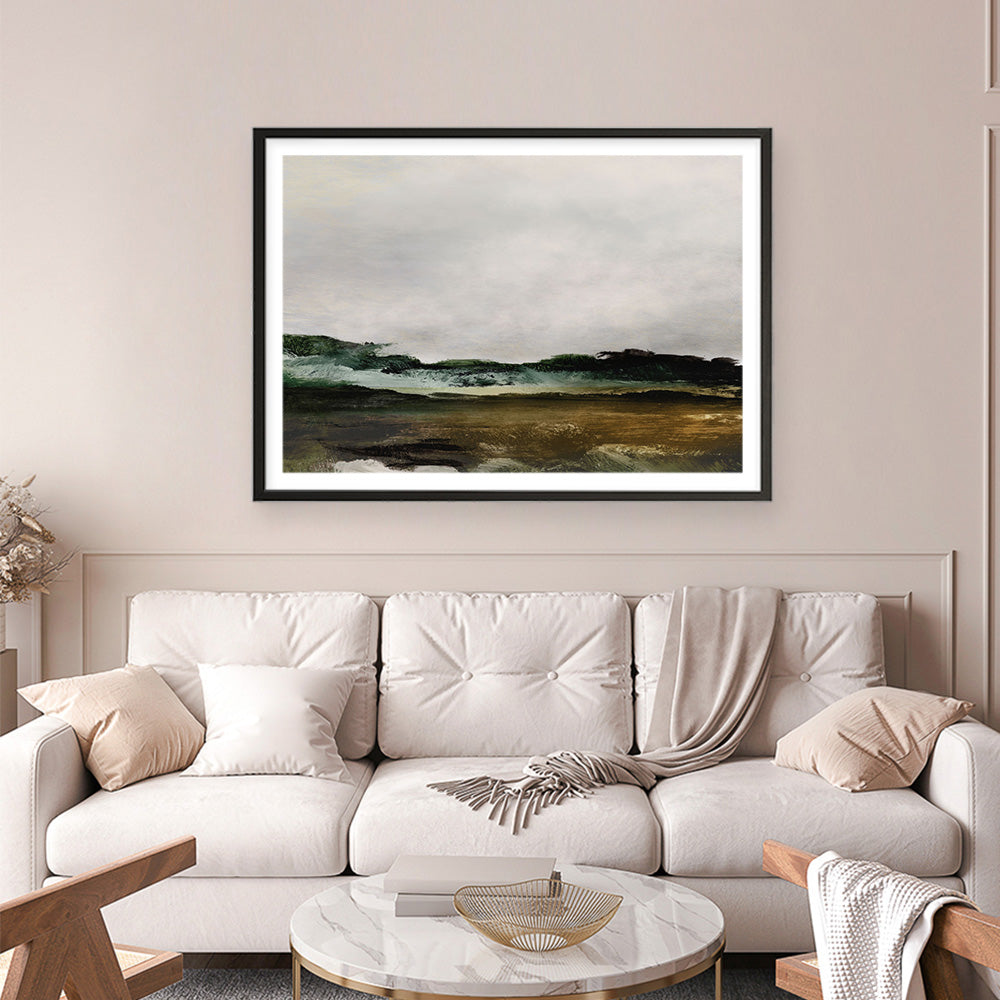 Shop Verte 2 Art Print a painted abstract themed wall art print from The Print Emporium wall artwork collection - Buy Australian made fine art painting style poster and framed prints for the home and your interior decor room, TPE-DH-369-AP