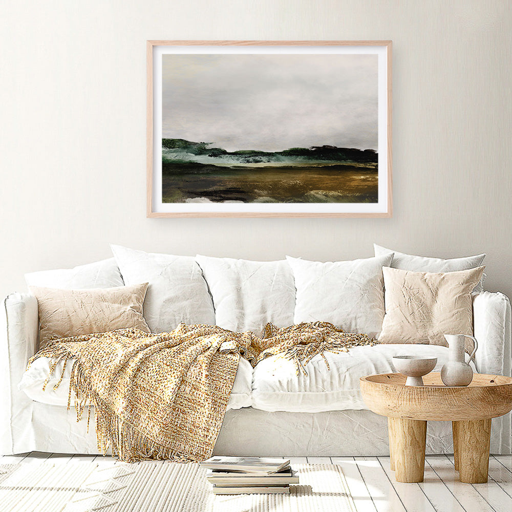 Shop Verte 2 Art Print a painted abstract themed wall art print from The Print Emporium wall artwork collection - Buy Australian made fine art painting style poster and framed prints for the home and your interior decor room, TPE-DH-369-AP