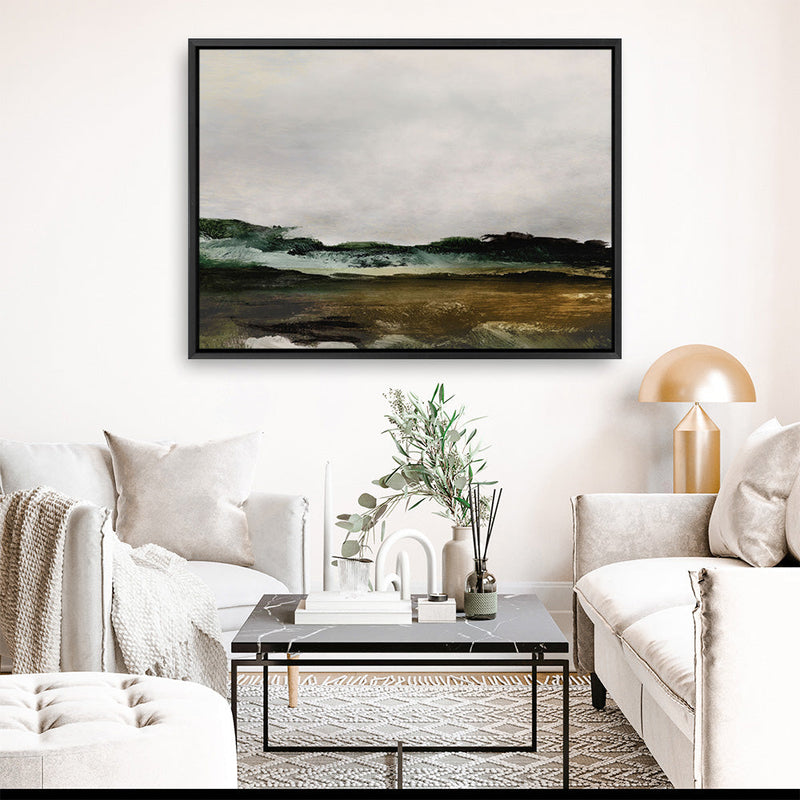 Shop Verte 2 Canvas Print a painted abstract themed framed canvas wall art print from The Print Emporium artwork collection - Buy Australian made fine art painting style stretched canvas prints for the home and your interior decor space, TPE-DH-369-CA-35X46-NF
