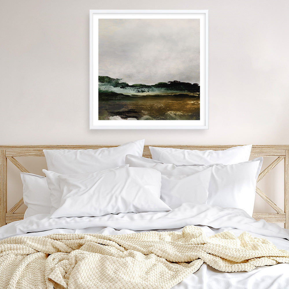 Shop Verte 2 (Square) Art Print a painted abstract themed wall art print from The Print Emporium wall artwork collection - Buy Australian made fine art painting style poster and framed prints for the home and your interior decor room, TPE-DH-182-AP