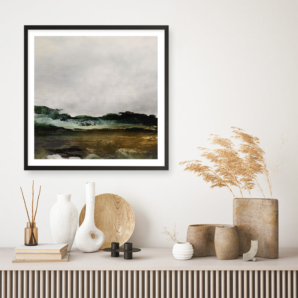Shop Verte 2 (Square) Art Print a painted abstract themed wall art print from The Print Emporium wall artwork collection - Buy Australian made fine art painting style poster and framed prints for the home and your interior decor room, TPE-DH-182-AP