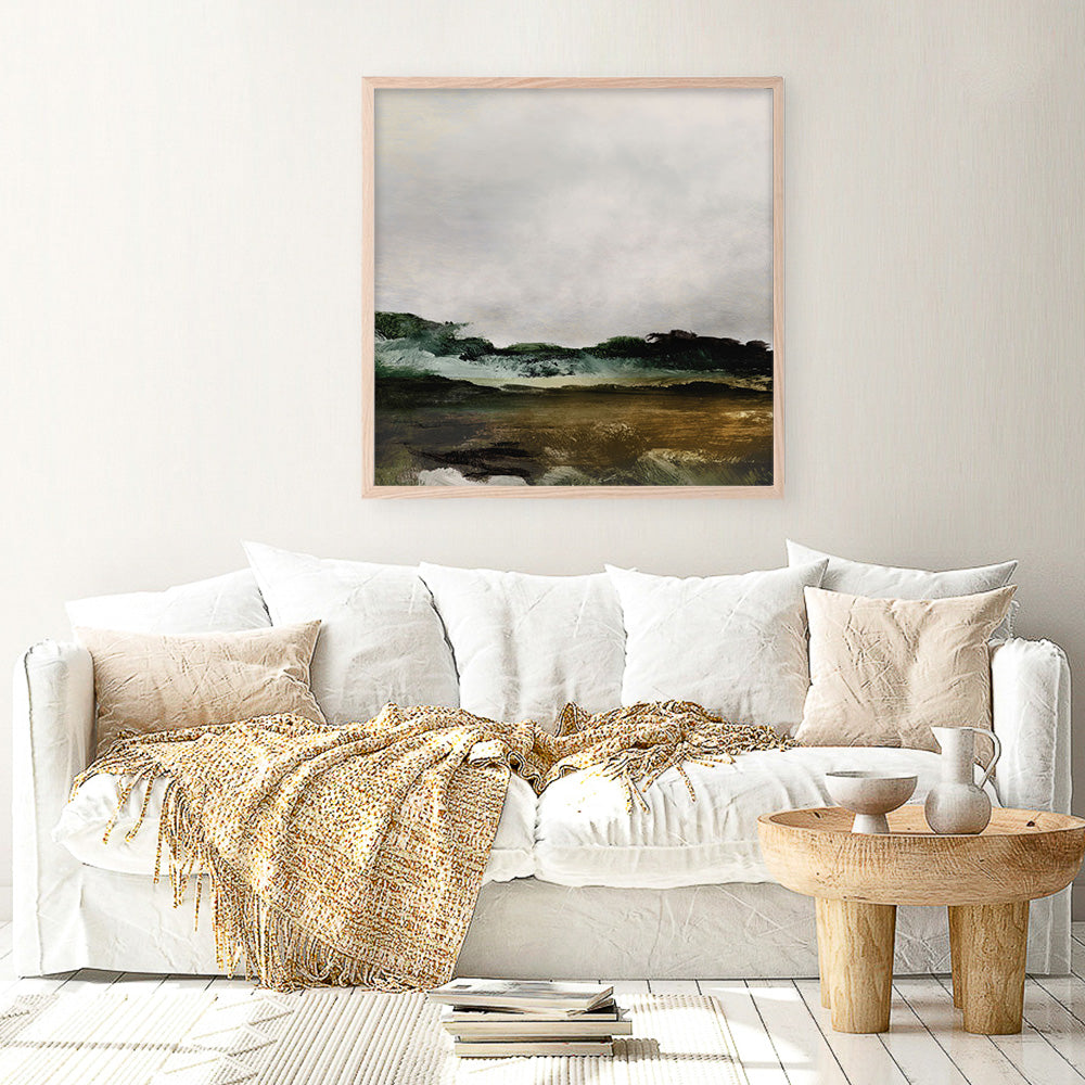 Shop Verte 2 (Square) Art Print a painted abstract themed wall art print from The Print Emporium wall artwork collection - Buy Australian made fine art painting style poster and framed prints for the home and your interior decor room, TPE-DH-182-AP