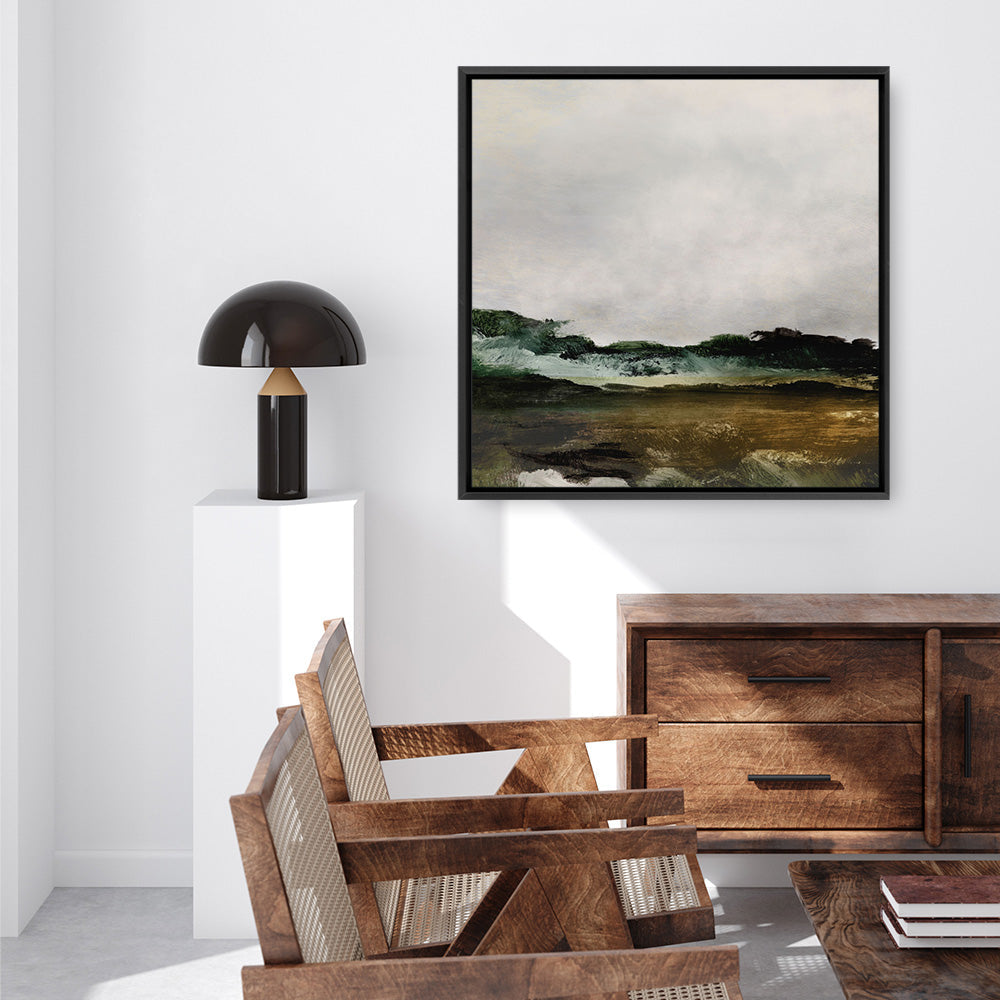 Shop Verte 2 (Square) Canvas Print a painted abstract themed framed canvas wall art print from The Print Emporium artwork collection - Buy Australian made fine art painting style stretched canvas prints for the home and your interior decor space, TPE-DH-182-CA-40X40-NF