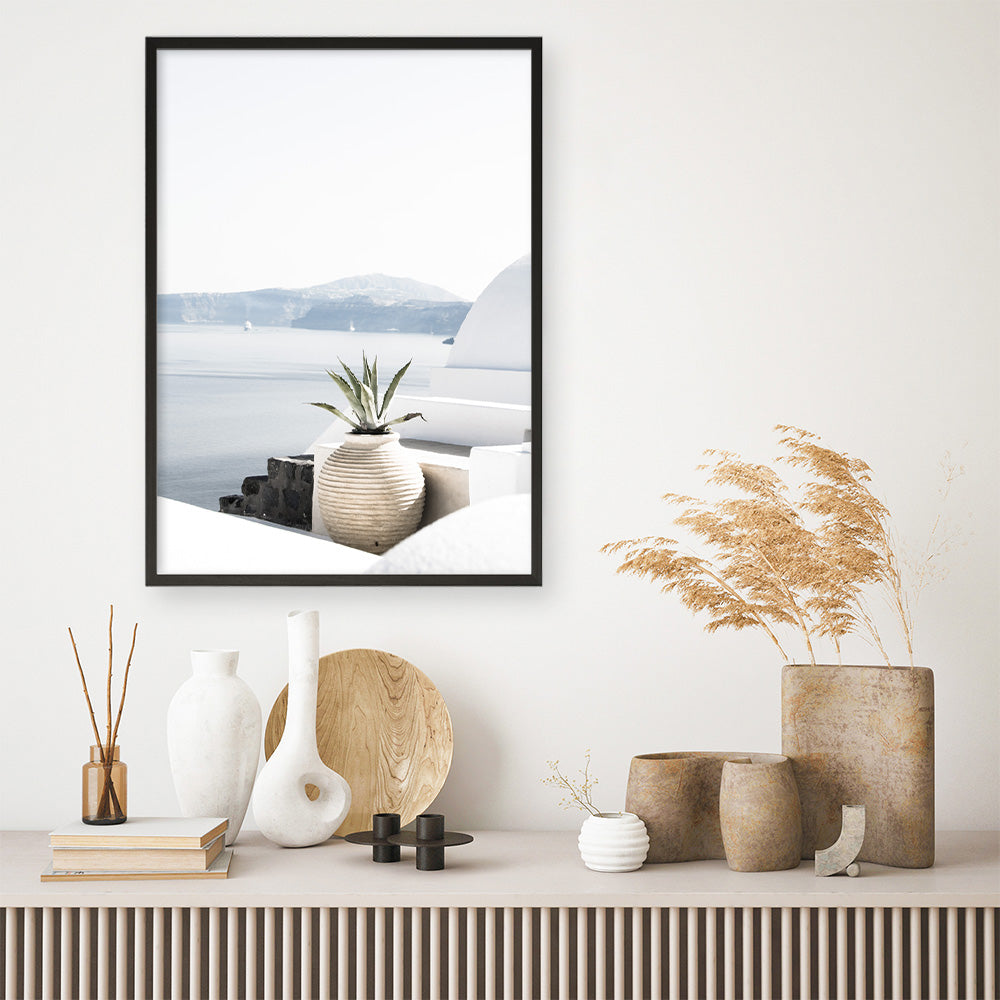 Shop View From Santorini Photo Art Print a photography wall art print from The Print Emporium wall artwork collection - Buy Australian made fine art poster and framed prints for the home and your interior decor room, TPE-1298-AP
