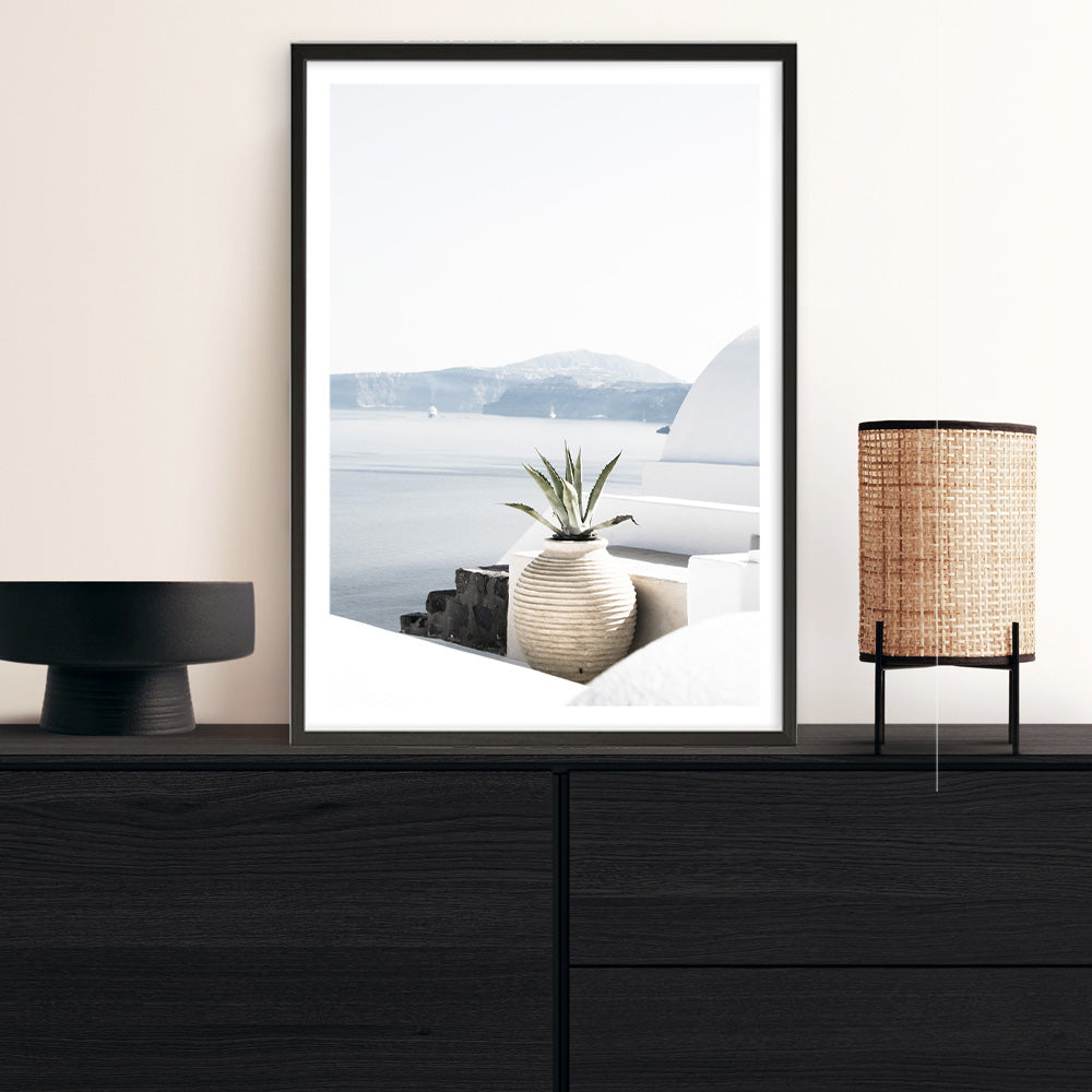 Shop View From Santorini Photo Art Print a photography wall art print from The Print Emporium wall artwork collection - Buy Australian made fine art poster and framed prints for the home and your interior decor room, TPE-1298-AP